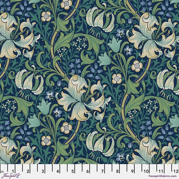 William Morris Golden Lily Navy